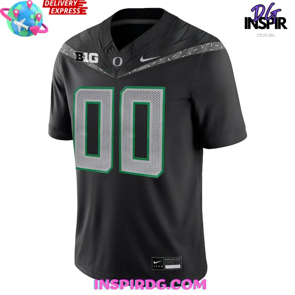 -Oregon Ducks Game Jersey 2024 Black Football Jersey