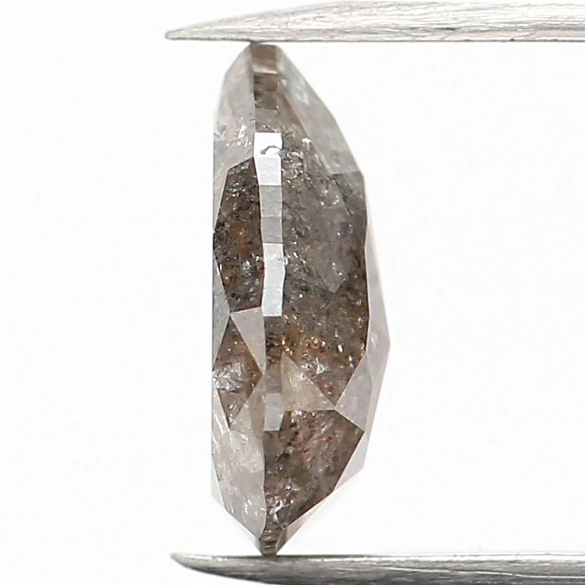 0.61 CT Natural Loose Diamond, Pear Diamond, Grey Diamond, Brown Diamond, Rustic Diamond, Pear Cut Diamond, Fancy Color Diamond,