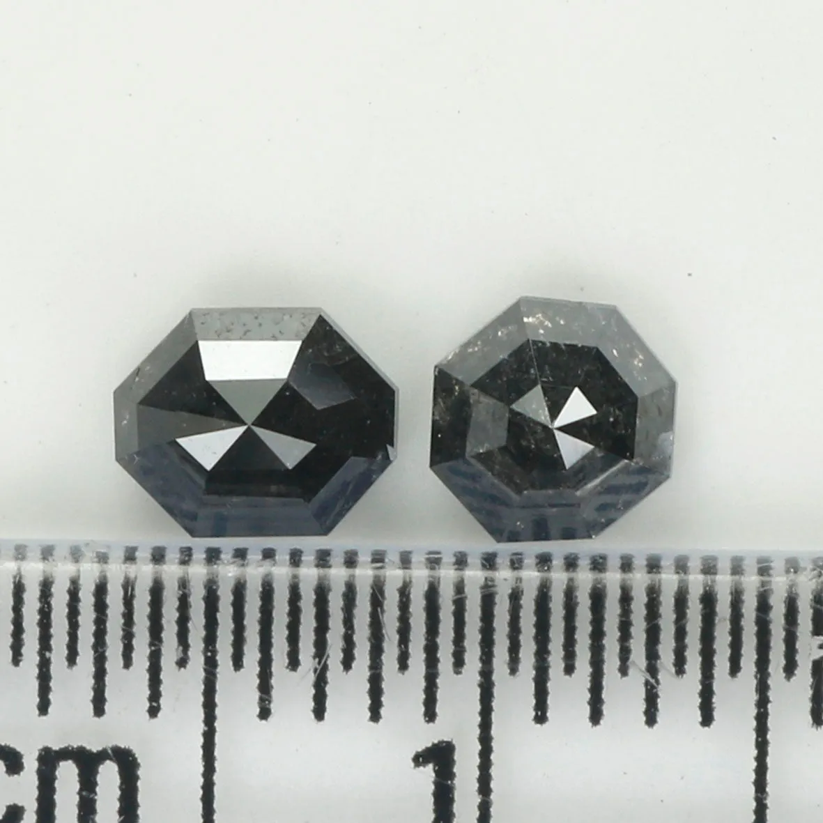 0.96 Ct Natural Loose Diamond, Octagon Diamond, Black Diamond, Octagon Cut Diamond, Polished Diamond, Rose Cut Diamond, Rustic D