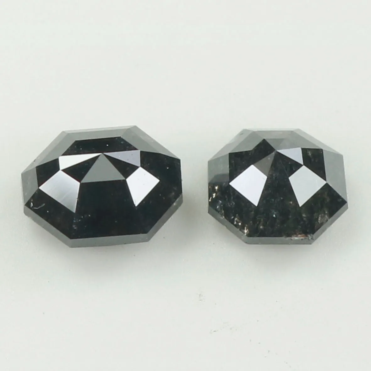 0.96 Ct Natural Loose Diamond, Octagon Diamond, Black Diamond, Octagon Cut Diamond, Polished Diamond, Rose Cut Diamond, Rustic D