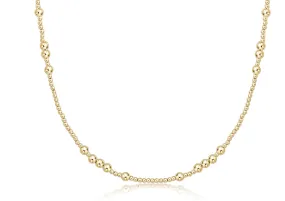 15 Choker Hope Unwritten - Gold