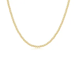 17 Choker Classic Gold 3mm Bead