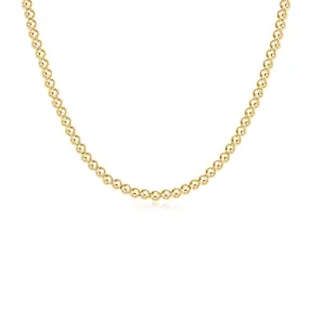 17 Choker Classic Gold 4mm Bead