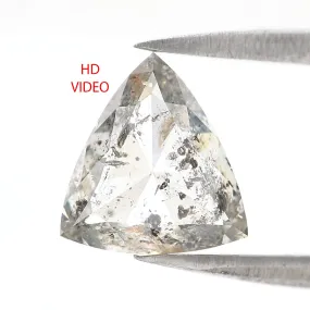 2.09 CT Natural Loose Triangle Shape Diamond White - G Triangle Cut Diamond 8.50 MM Natural White - G Color Triangle Rose Cut Di