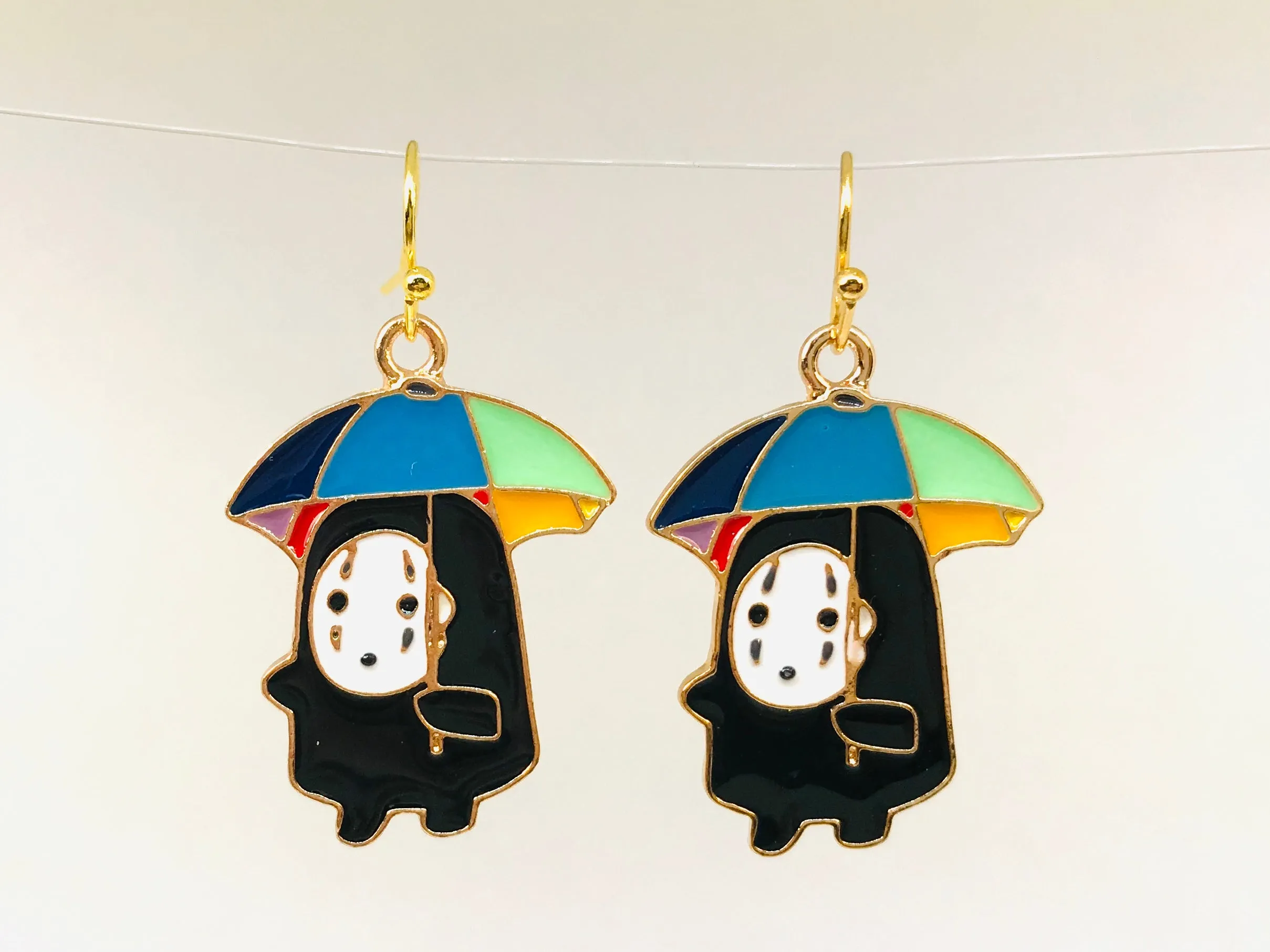 2prs Studio Ghibli Kaonashi Faceless Earrings