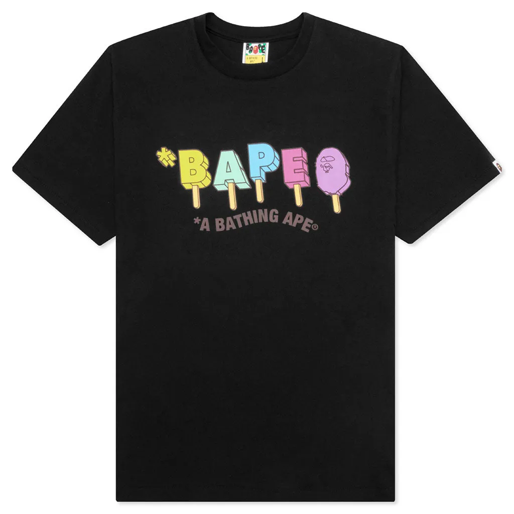 Bape Popsicle Tee  - Black