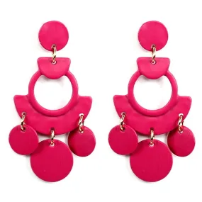 Barbie Theme Textured Metal Earrings Login for price