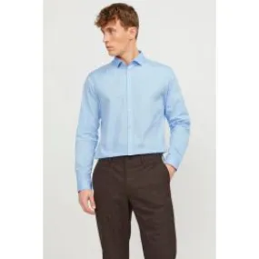 Camicia formale slim fit uomo Azzurro