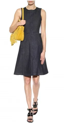 Cotton Denim Dress