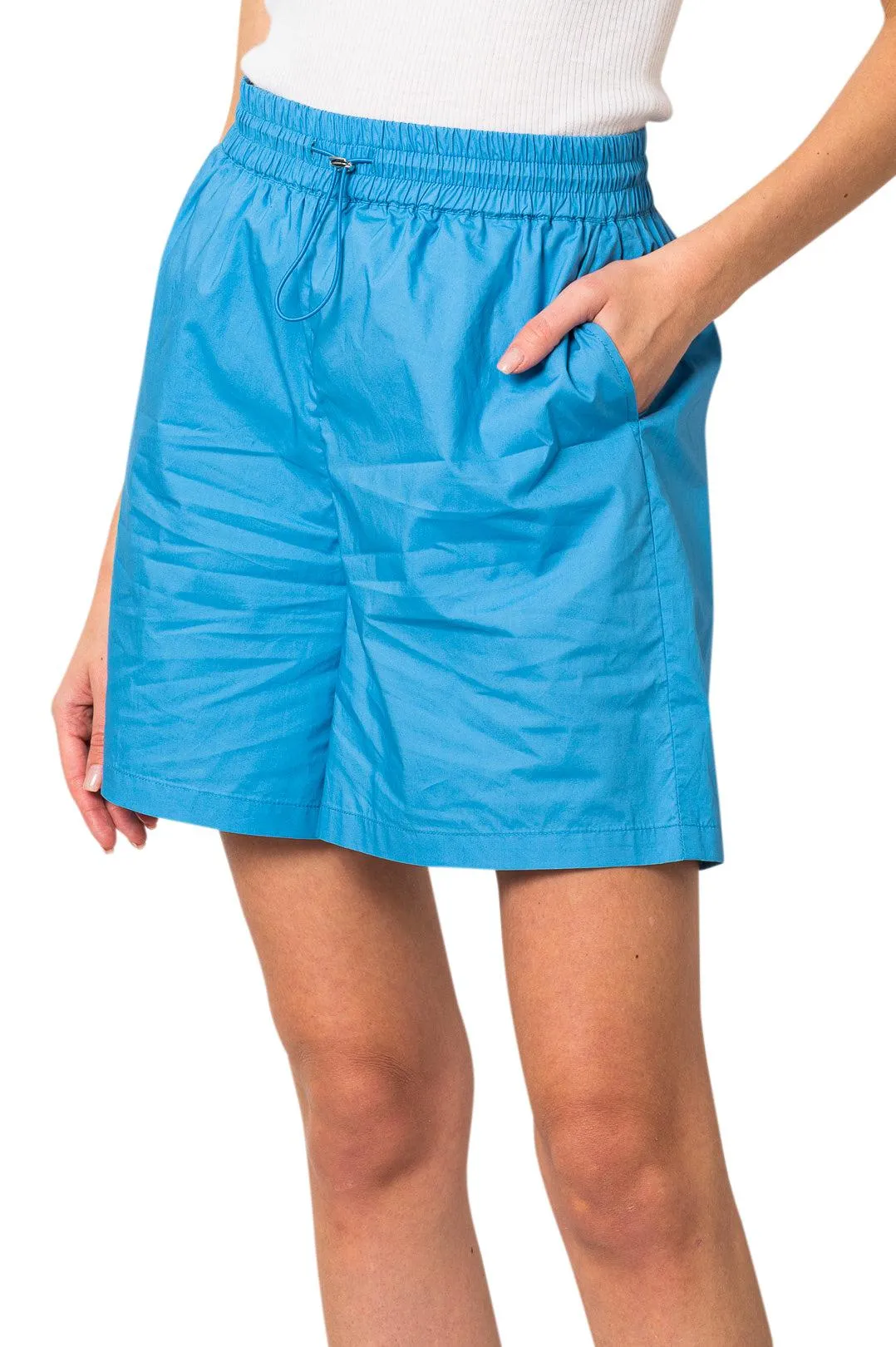 Cotton relaxed shorts