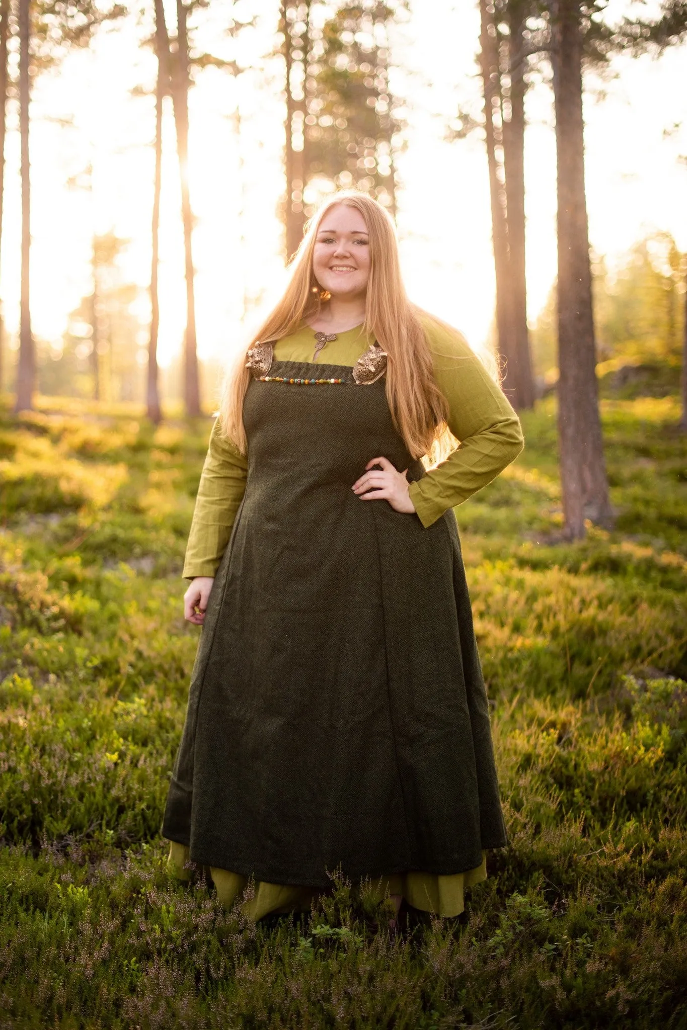 Draum Viking Apron Dress