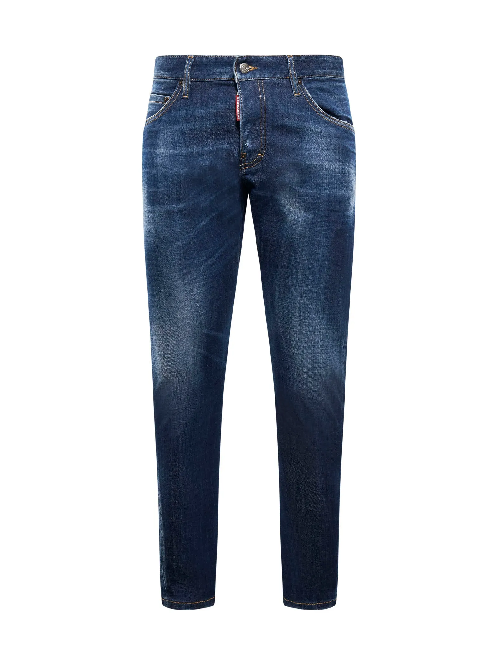 Dsquared2 Logo Patch Slim Fit Jeans