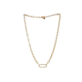 Elegance 18K Gold Vermeil Ultrafine Link Necklace