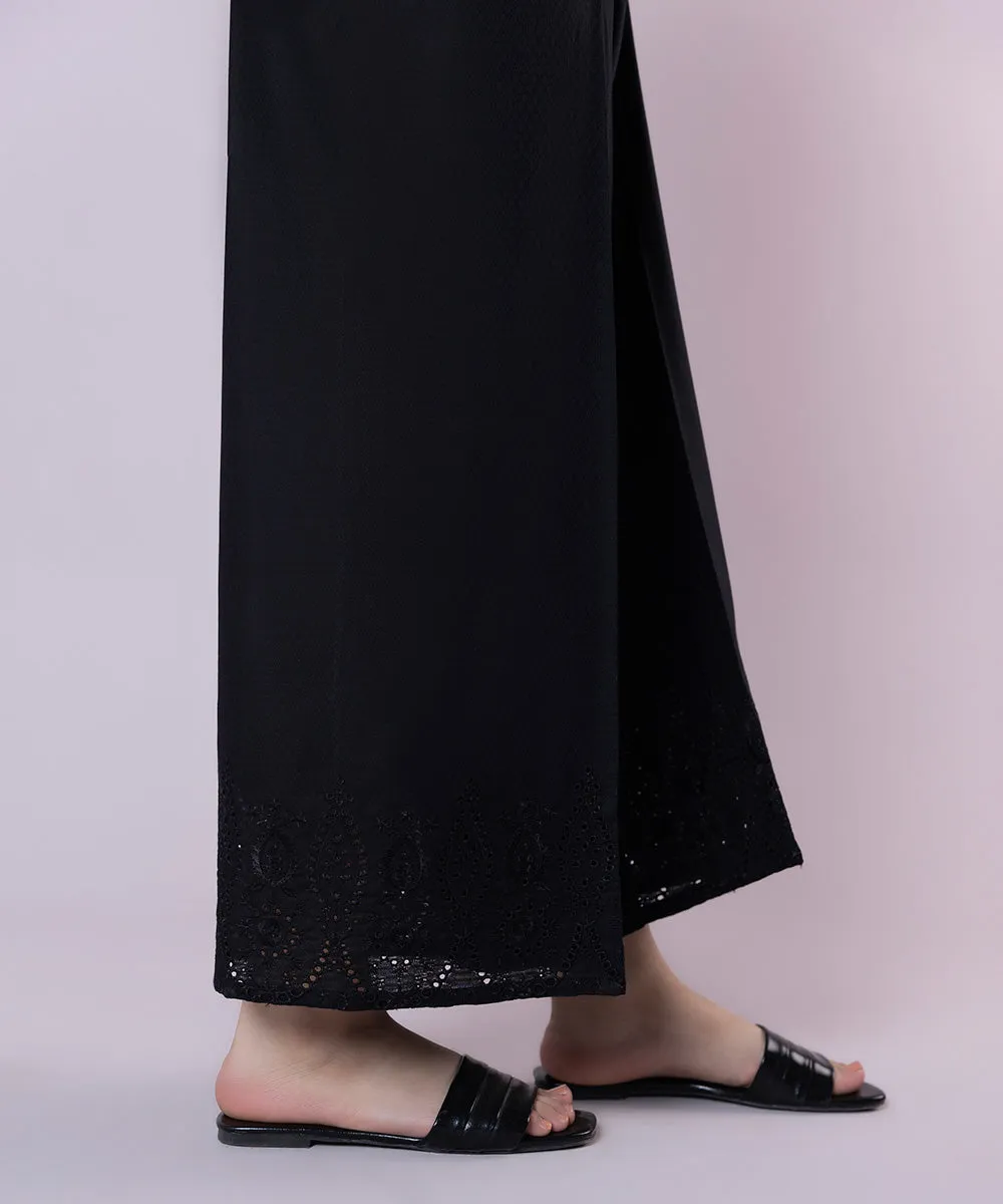 Embroidered Cotton Culottes