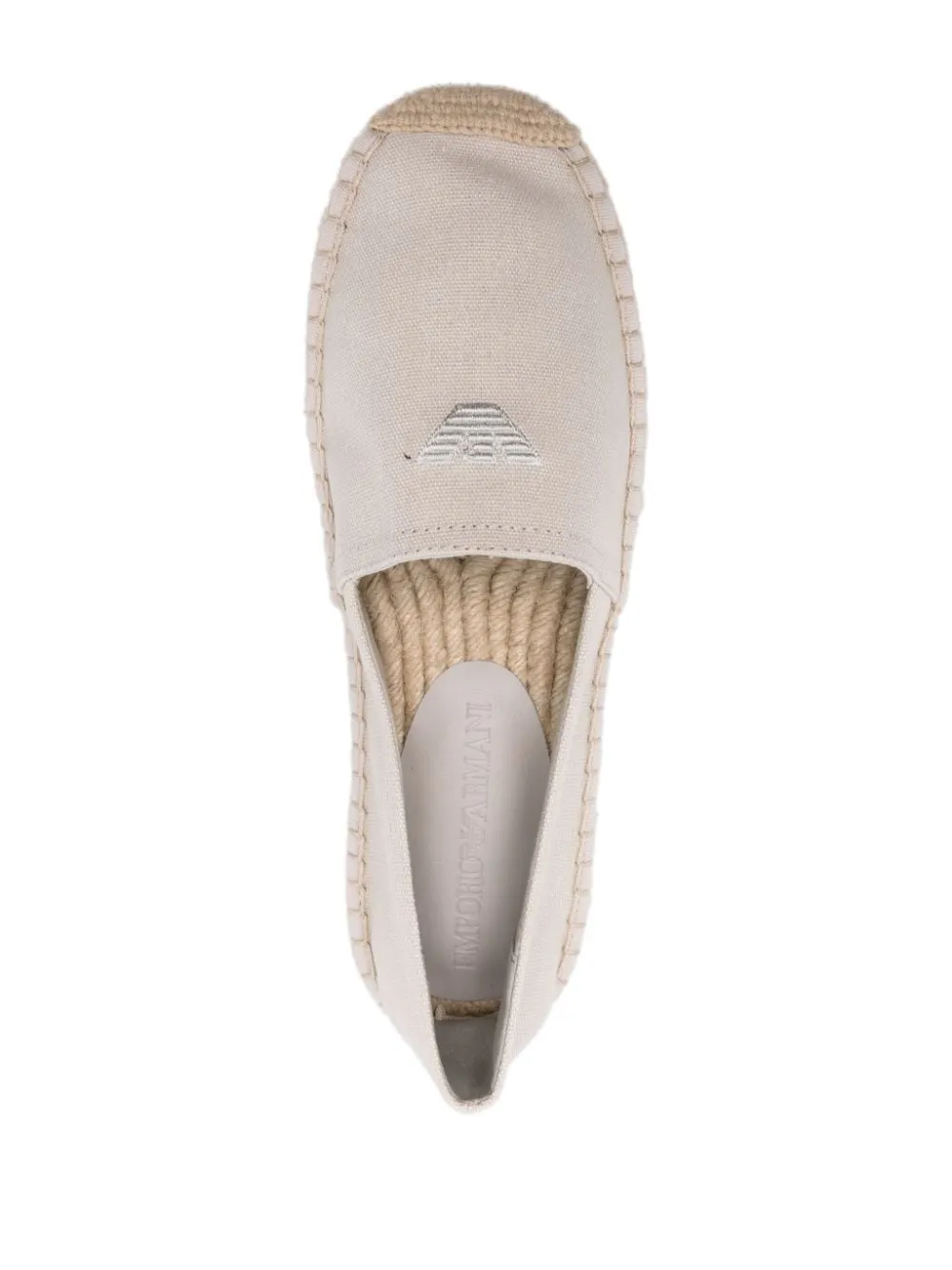 Emporio Armani Flat Shoes Beige