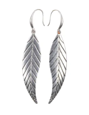 Feather Metal Earrings