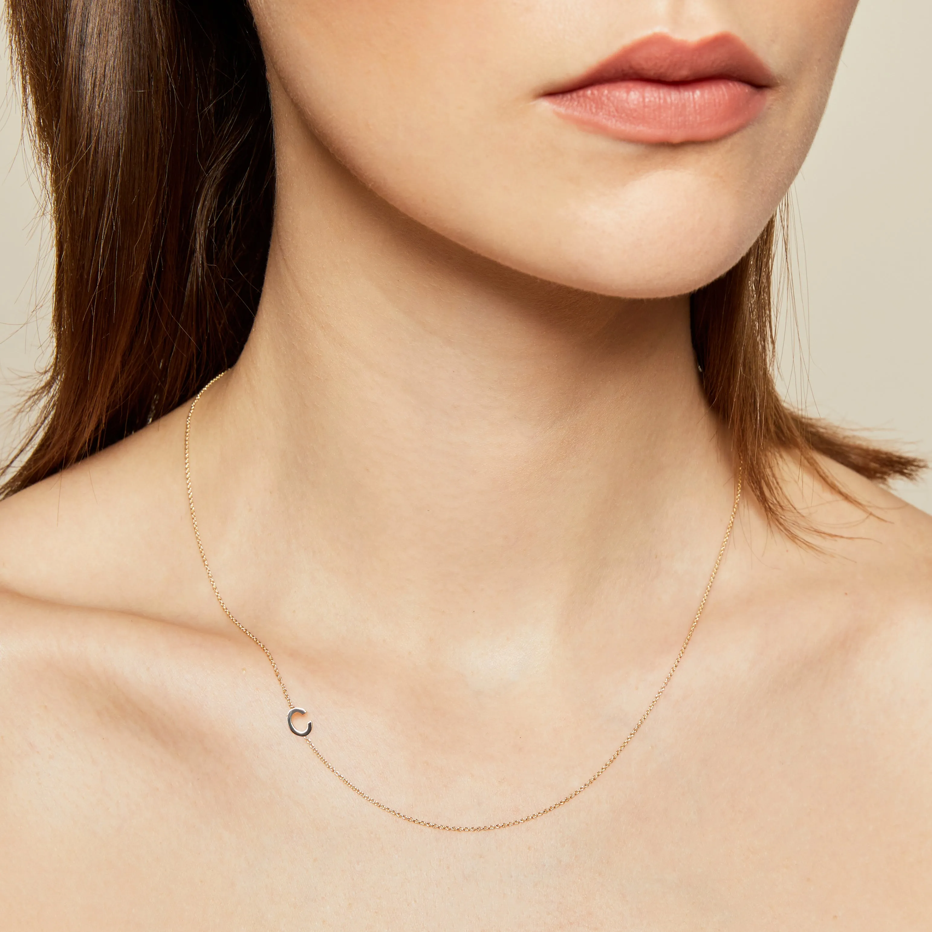 Fine Initial Necklace