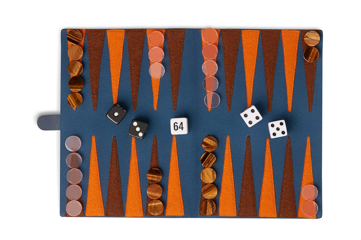 Game on cortina backgammon handbag