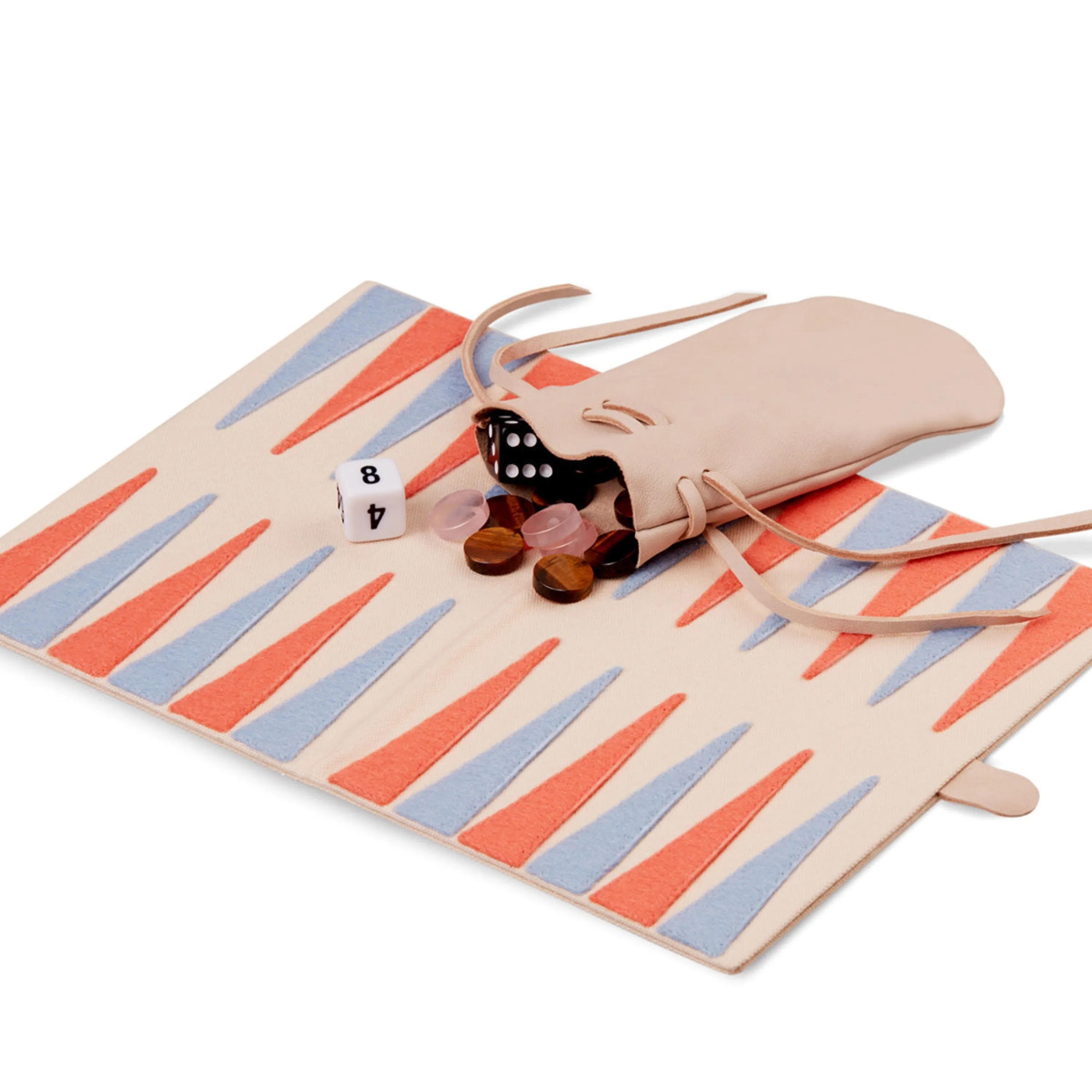 Game on panarea backgammon handbag