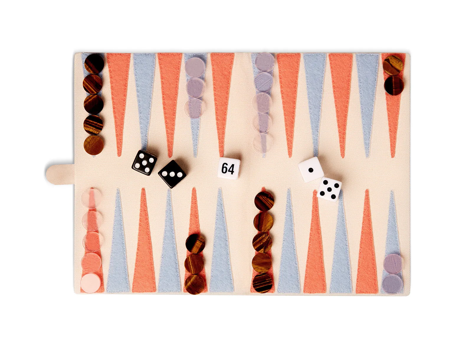 Game on panarea backgammon handbag