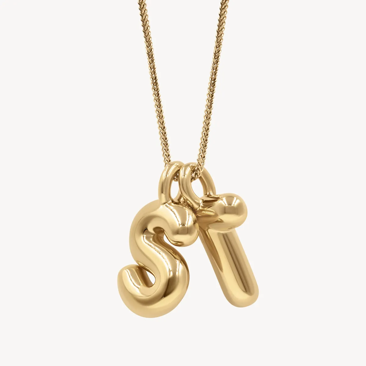 Helium Initial Necklace