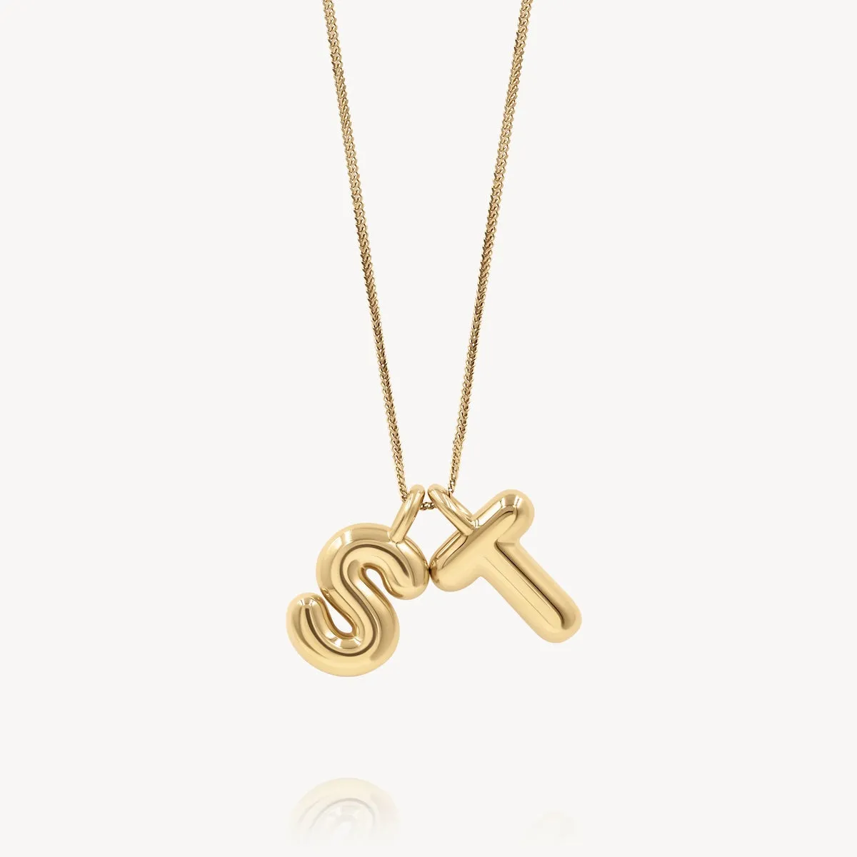 Helium Initial Necklace