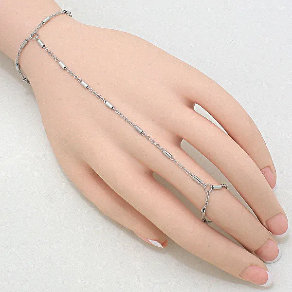 iLLASPARKZ Linear Sheath Hand Chain Bracelet