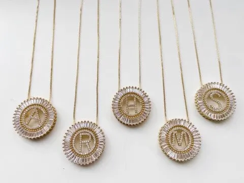 Initial Gold Necklace