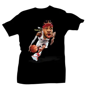 Iverson Toon Black  Tee