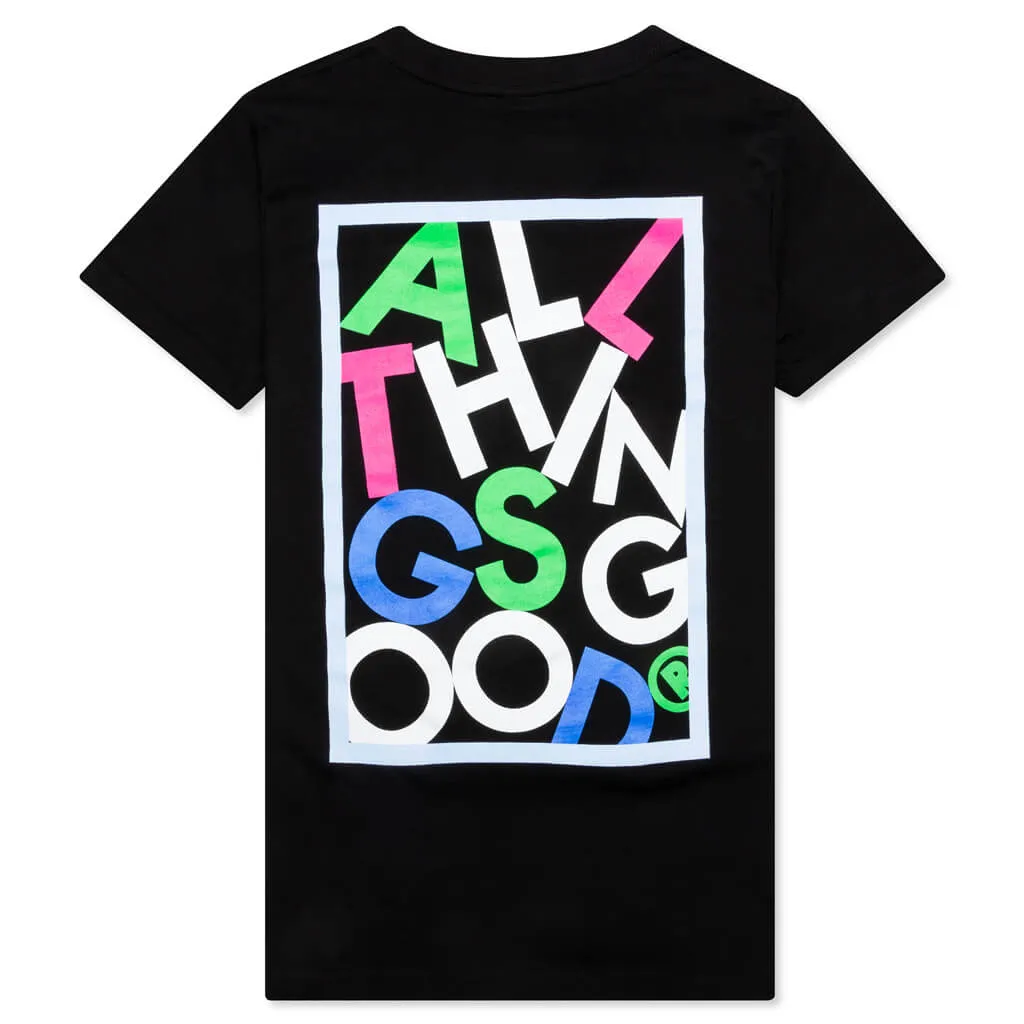 Kid's Jumbled Tee - Black