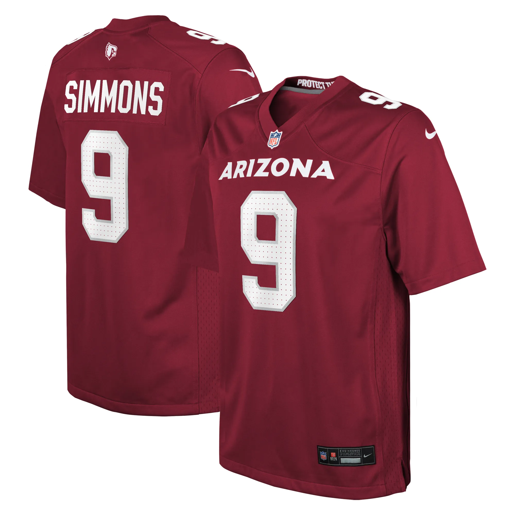 Lids Youth Nike Isaiah Simmons Cardinal Arizona Cardinals Game Jersey