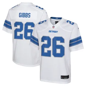 Lids Youth Nike Jahmyr Gibbs White Detroit Lions Player Game Jersey