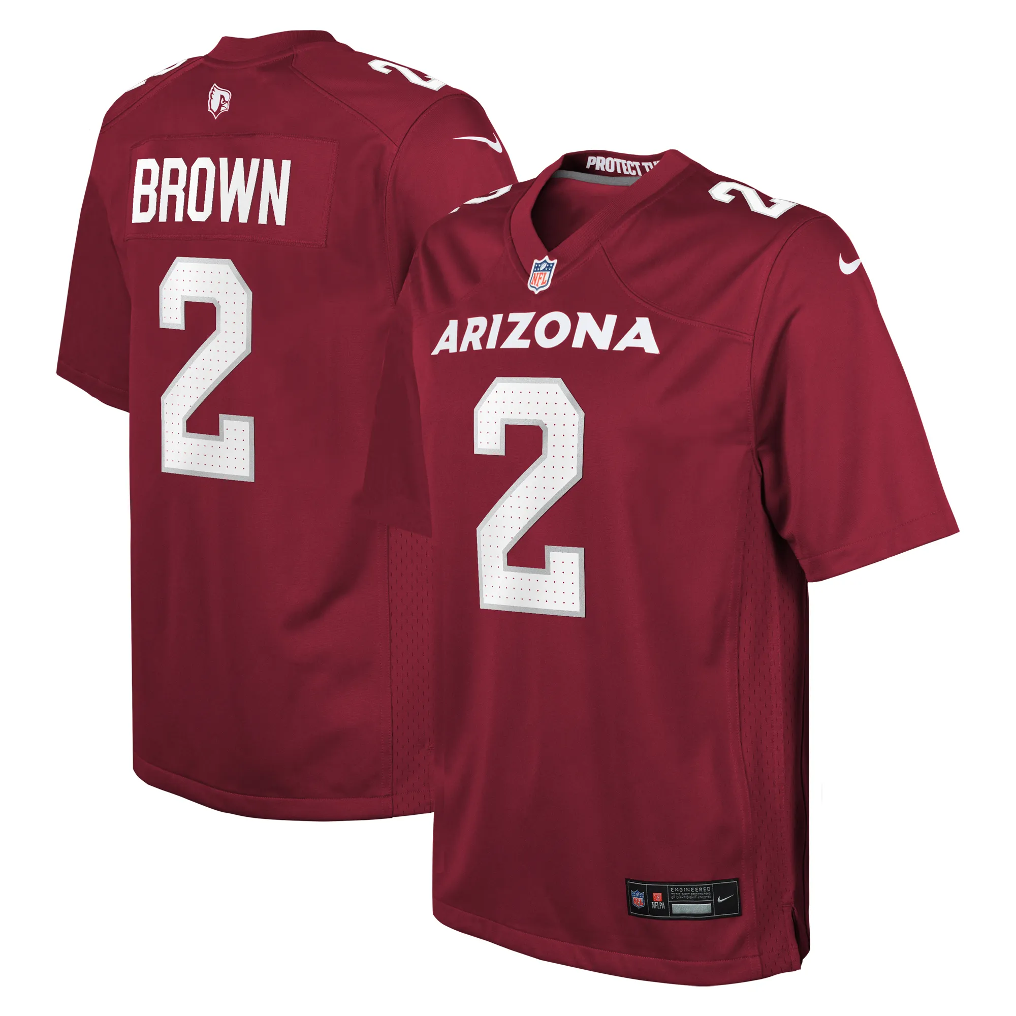 Lids Youth Nike Marquise Brown Cardinal Arizona Cardinals Game Jersey