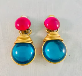 Lucite Earrings Vintage