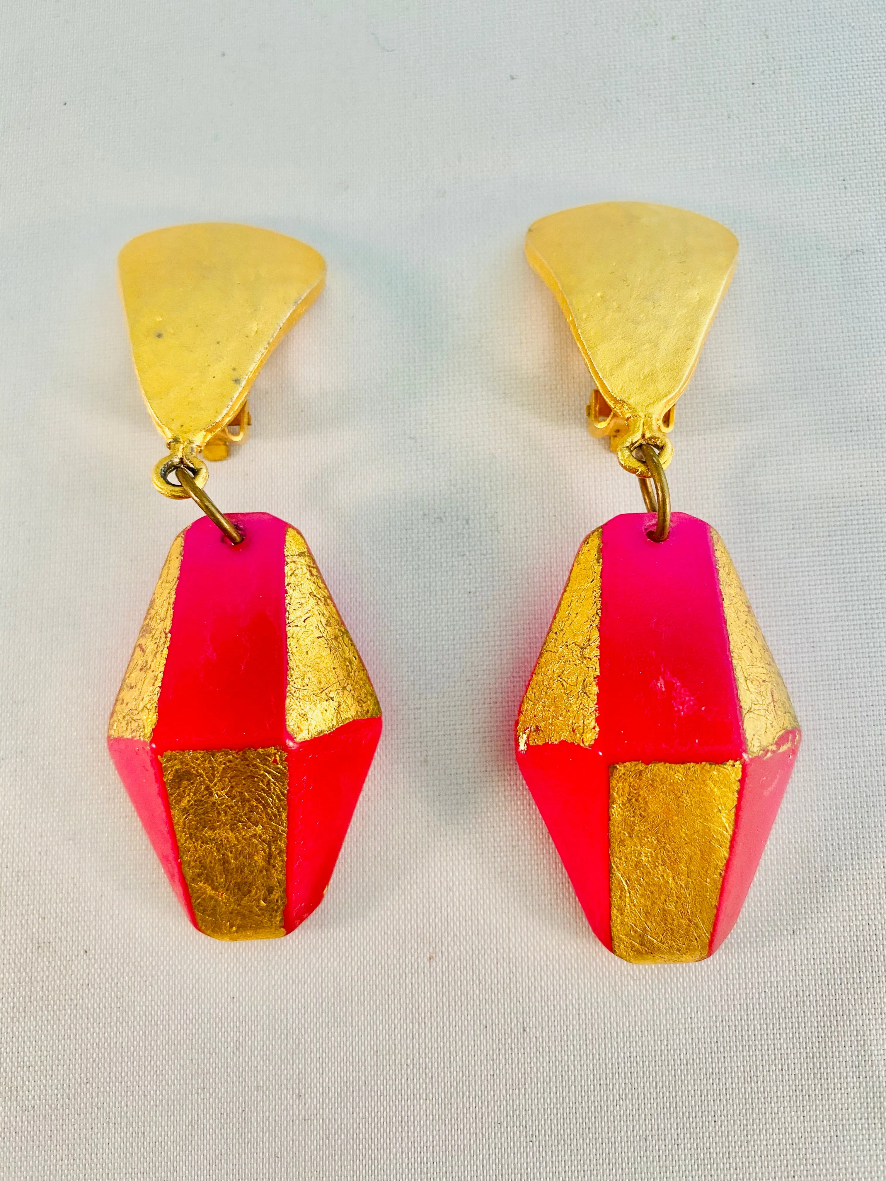 Lucite Vintage Earrings