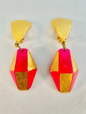 Lucite Vintage Earrings