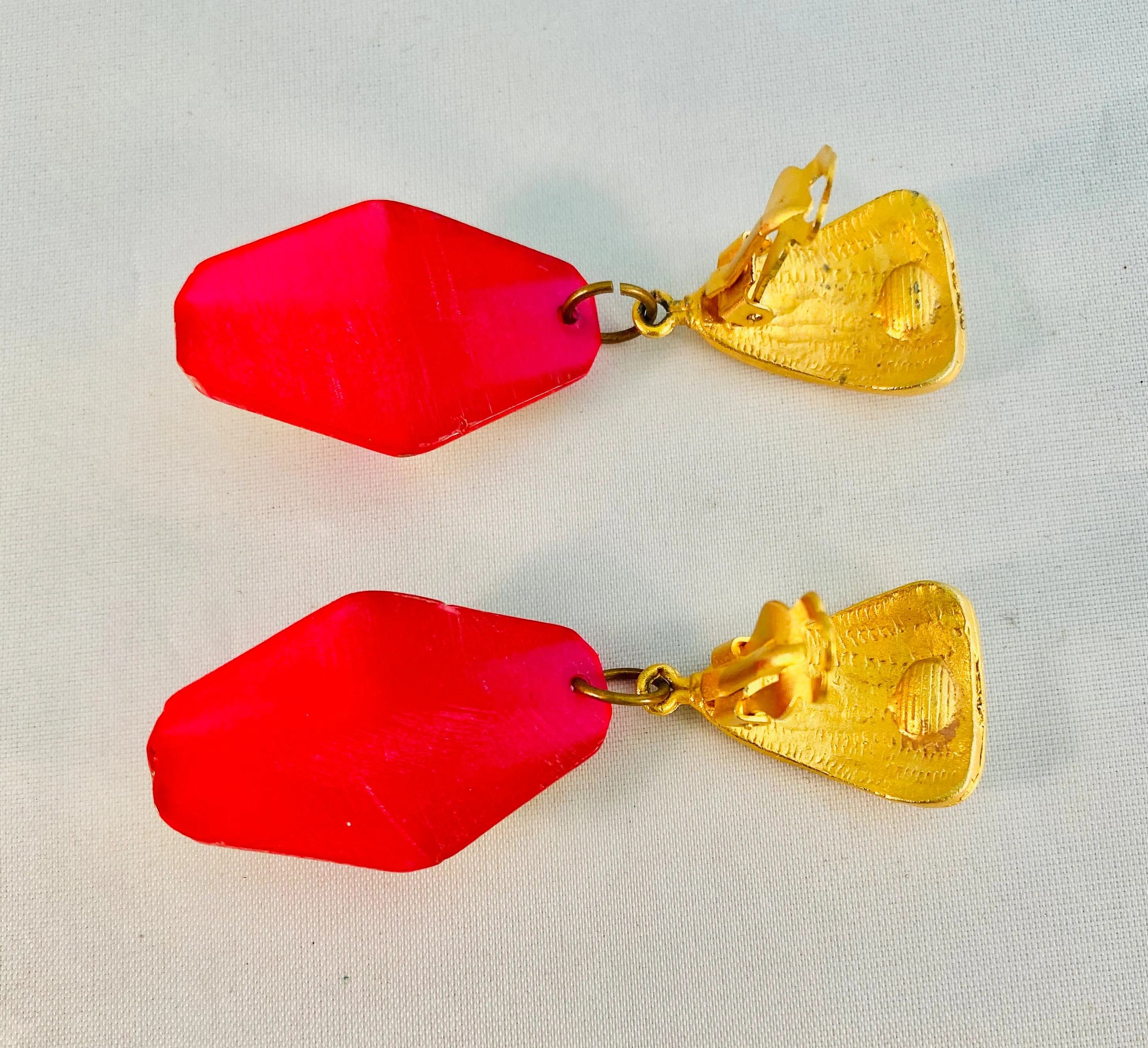 Lucite Vintage Earrings