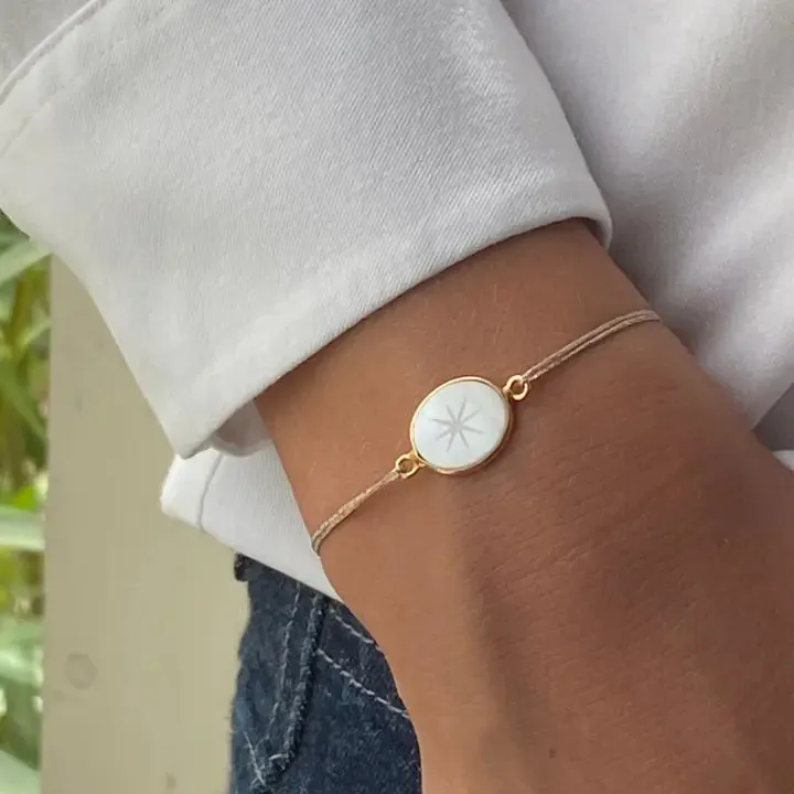 Mahina Bracelet, Mother-Of-Pearl