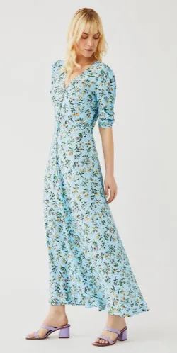 Marley Floral Blue Dress