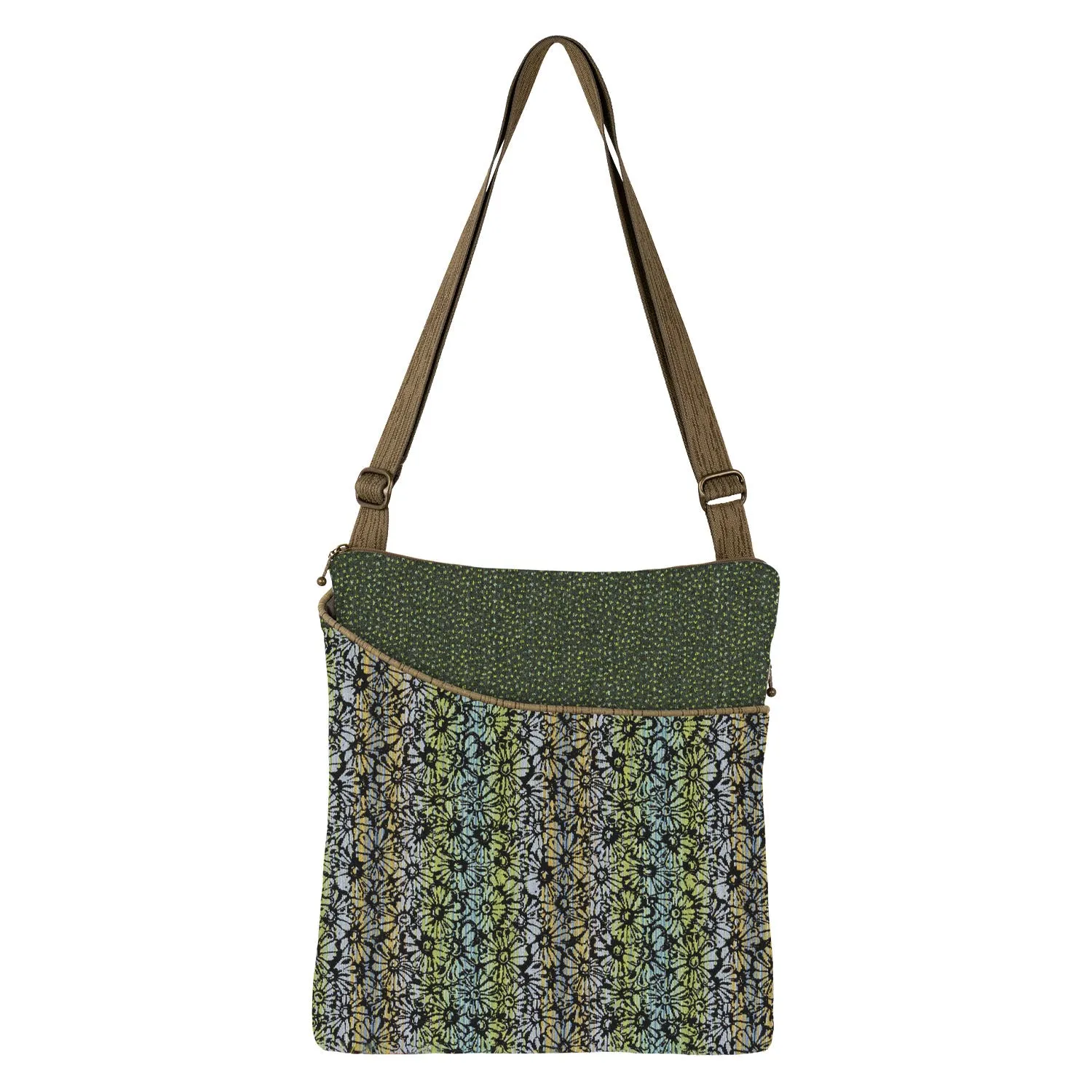 Maruca Cafe Sling Handbag in Wildflower Green