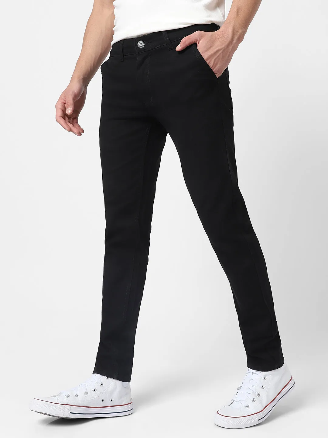 Men's Slim Fit Black Jeans