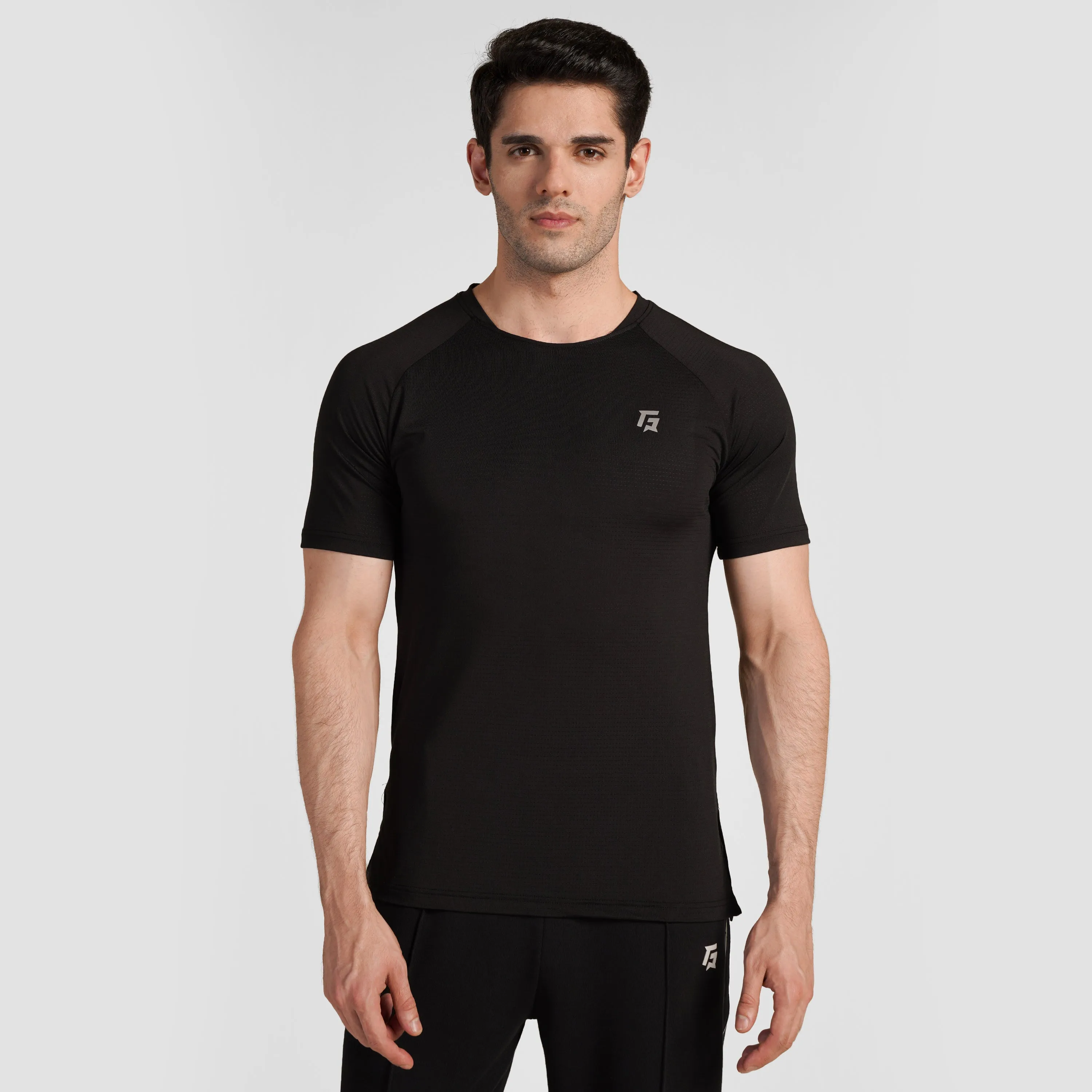 Mesh Motion Tee (Black)