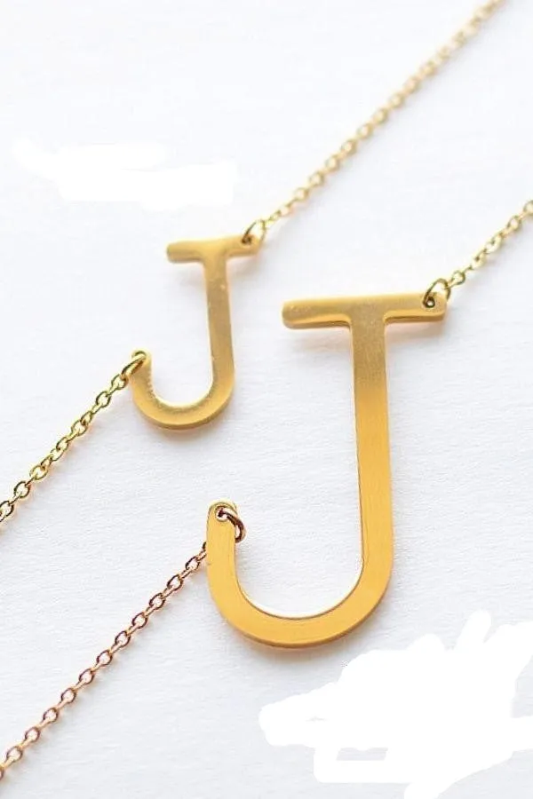 Mini Initial Necklace