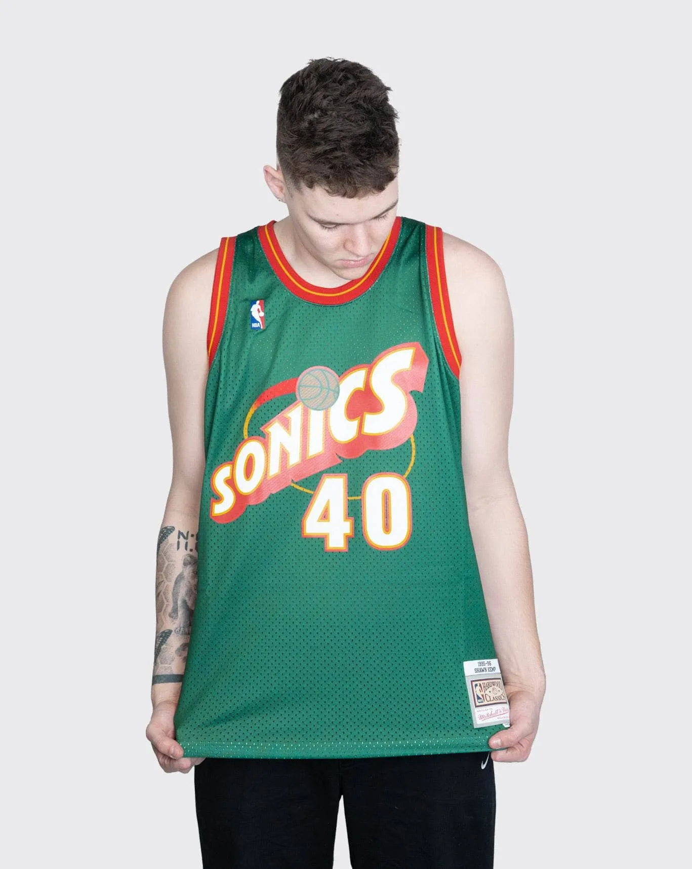 mitchell and ness sonics Kemp 95-96 swingman jersey