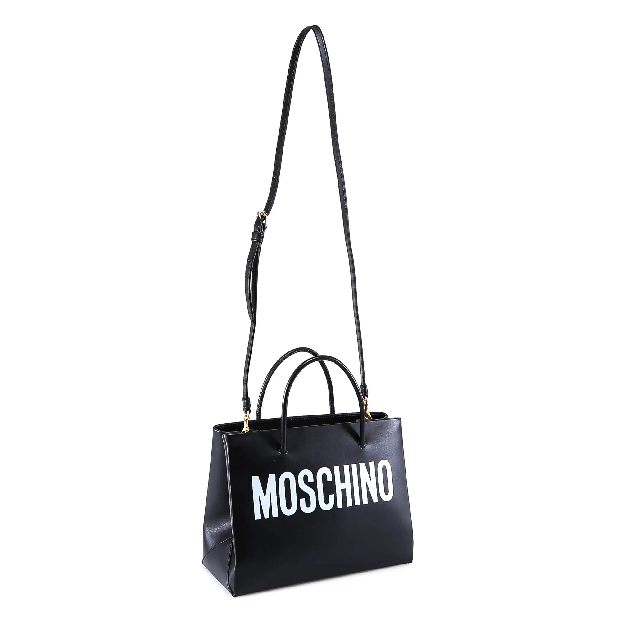 Moschino Logo Printed Tote Bag