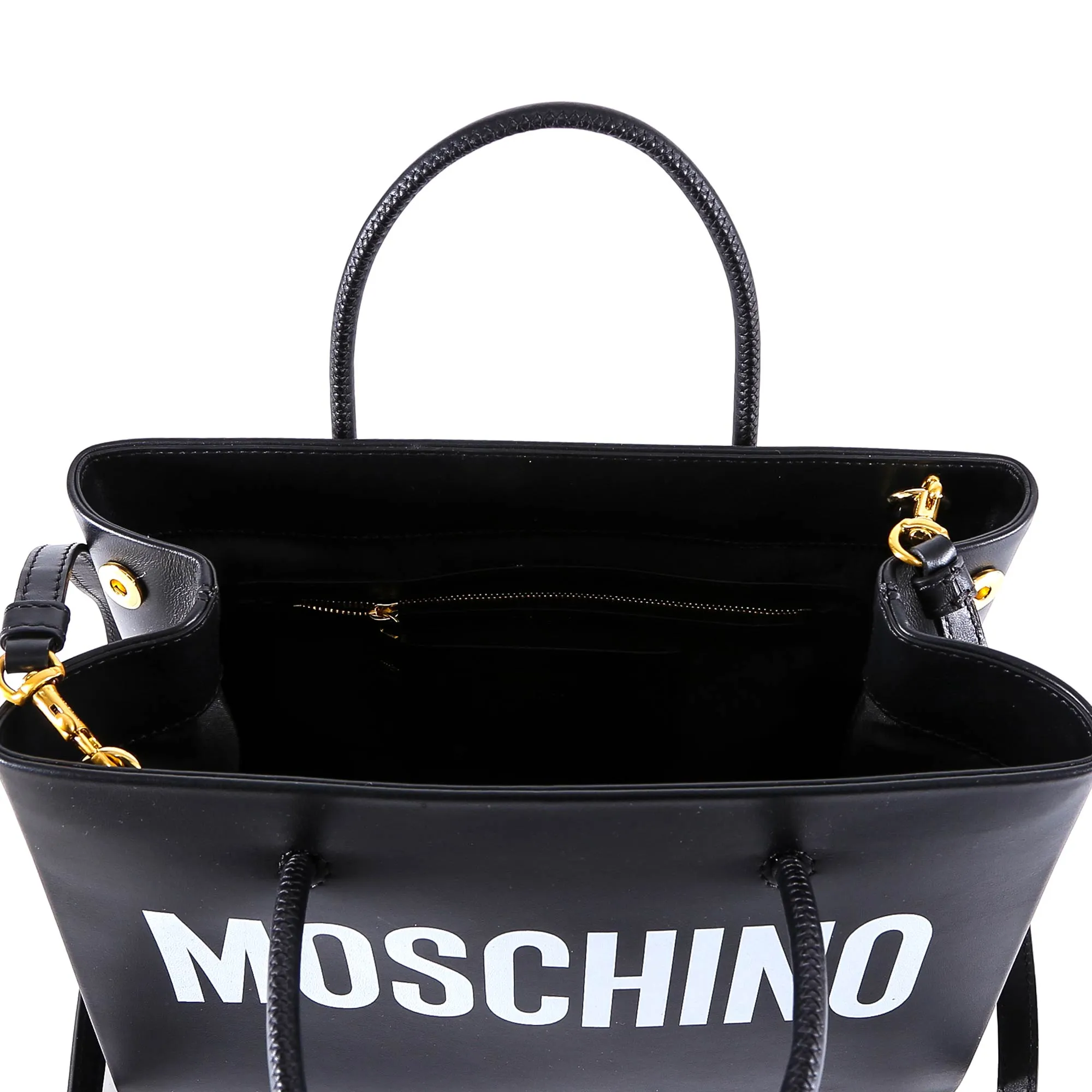 Moschino Logo Printed Tote Bag