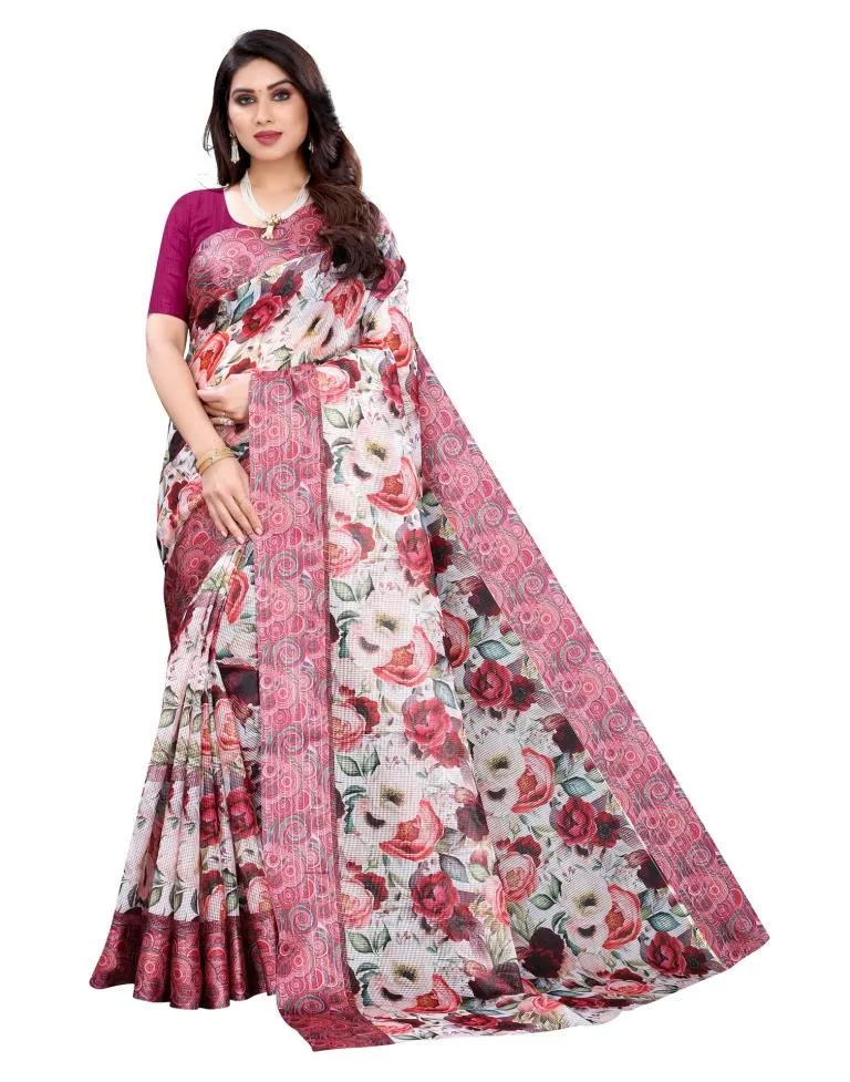 Multi Cotton Saree