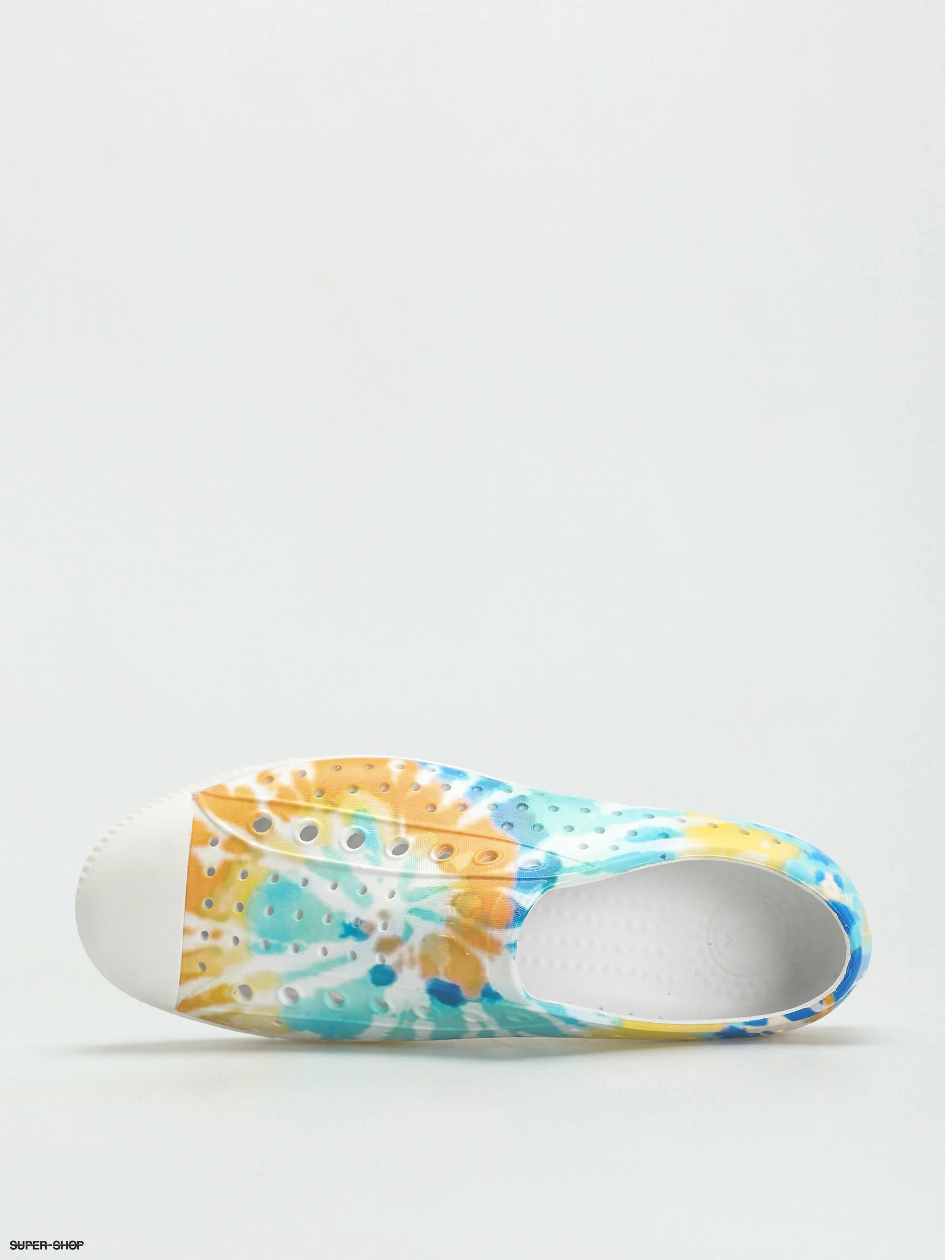 Native Jefferson Print Shoes (shell white/shell white/orange tie dye)