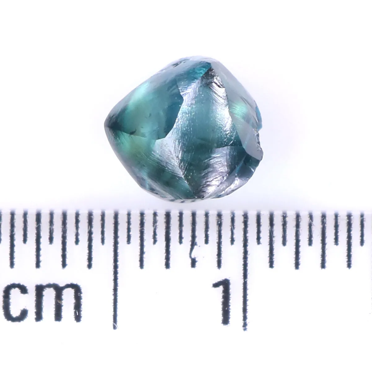 Natural Loose Crystal Rough Blue Color Diamond 1.31 CT 6.21 MM Rough Irregular Cut Diamond KDL2230