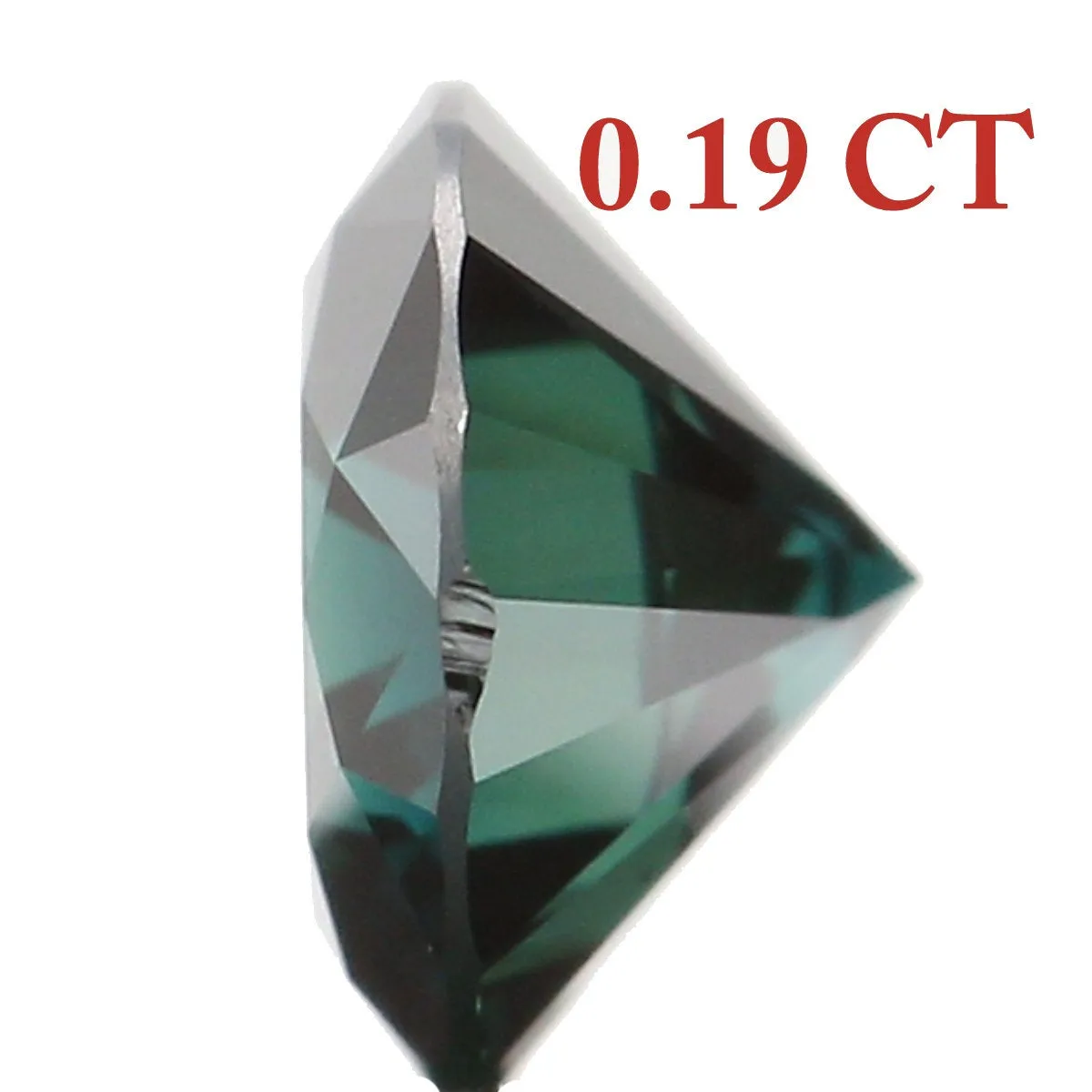 Natural Loose Diamond Round Blue Color I3 Clarity 3.70 MM 0.19 Ct KR1563